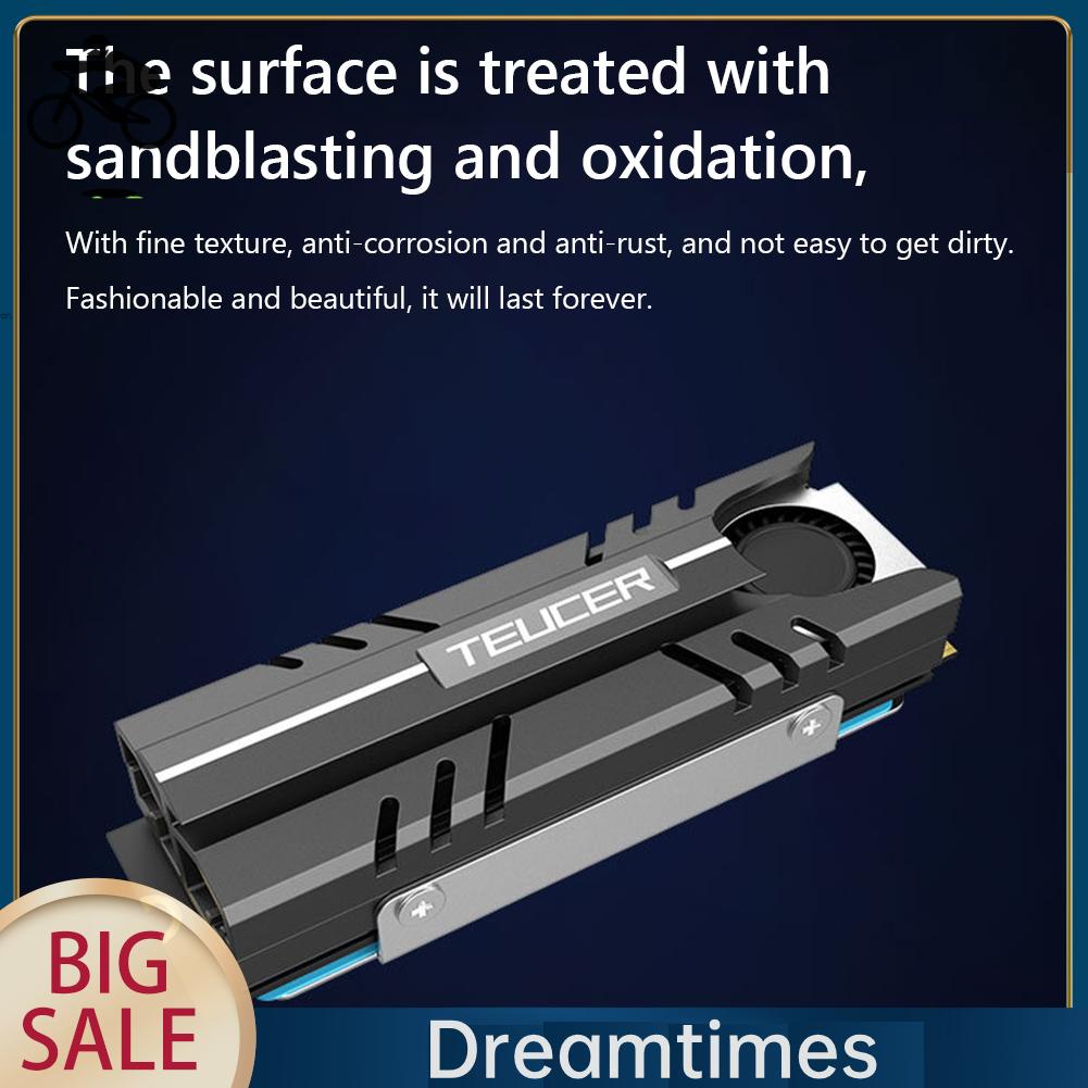 Quạt Tản Nhiệt Đĩa Cứng 3Pin m.2 1.vn Cho nvme ngff 2280 ssd