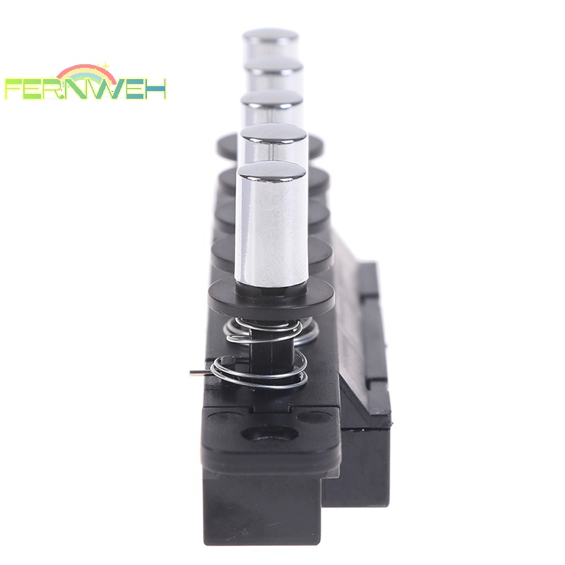 Công Tắc Nút Bấm Năm Vị Trí Cho Công Tắc Màu Bạc