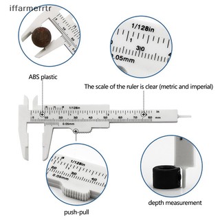 1 thước cặp cân tỉ lệ 0-80mm bằng nhựa kích thước nhỏ gọn