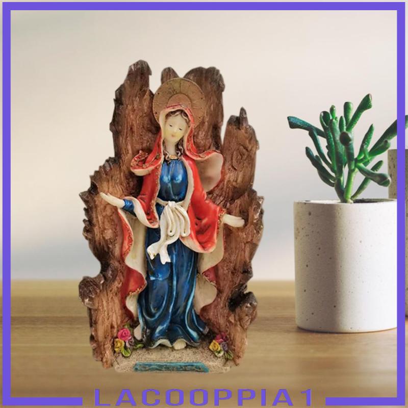 Tượng Công Giáo Nhỏ Bằng Nhựa resin Kích Thước 8.66 "Để Bàn Trang Trí