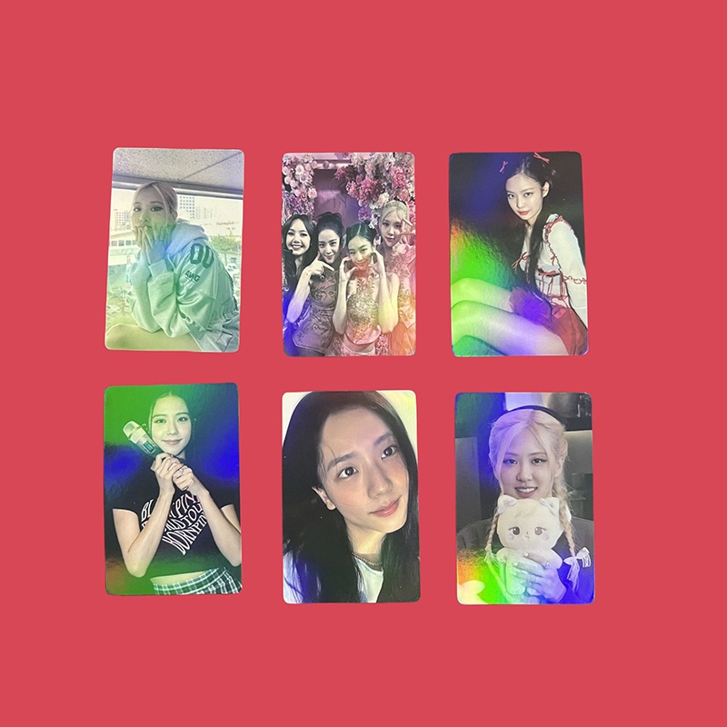 BLACKPINK LOMO Card Laser Card Set 55 Tấm Thẻ Ảnh 7th anniversary Hình Nhóm Nhạc