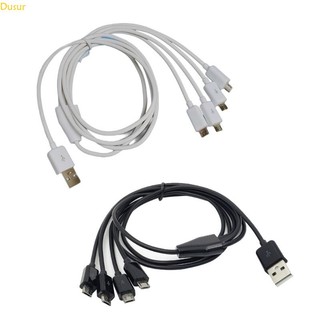 Dusur dây cáp sạc chia 1 cổng micro usb đực sang 4 cổng usb cái od3 0 bằng chất liệu pvc