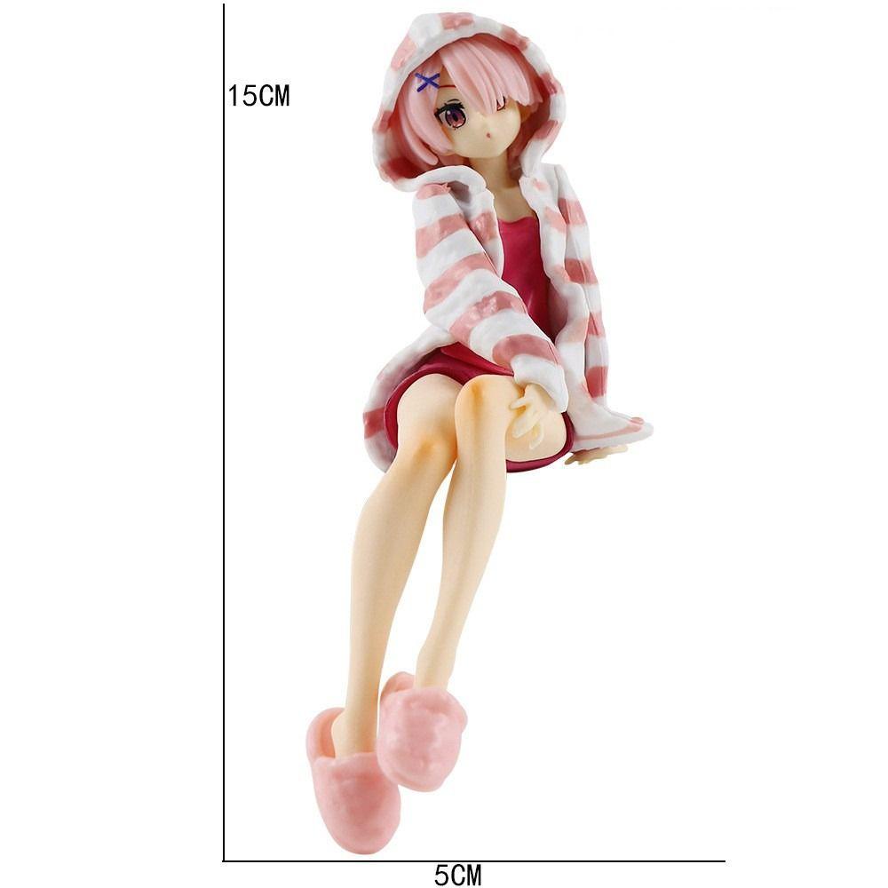 Mô Hình Đồ Ngủ Nhân Vật rem ram rem ram rem ram Trong Một Thế Giới Khác Nhau rem, kawaii rem ram rem ram action Bằng pvc Làm Quà Tặng