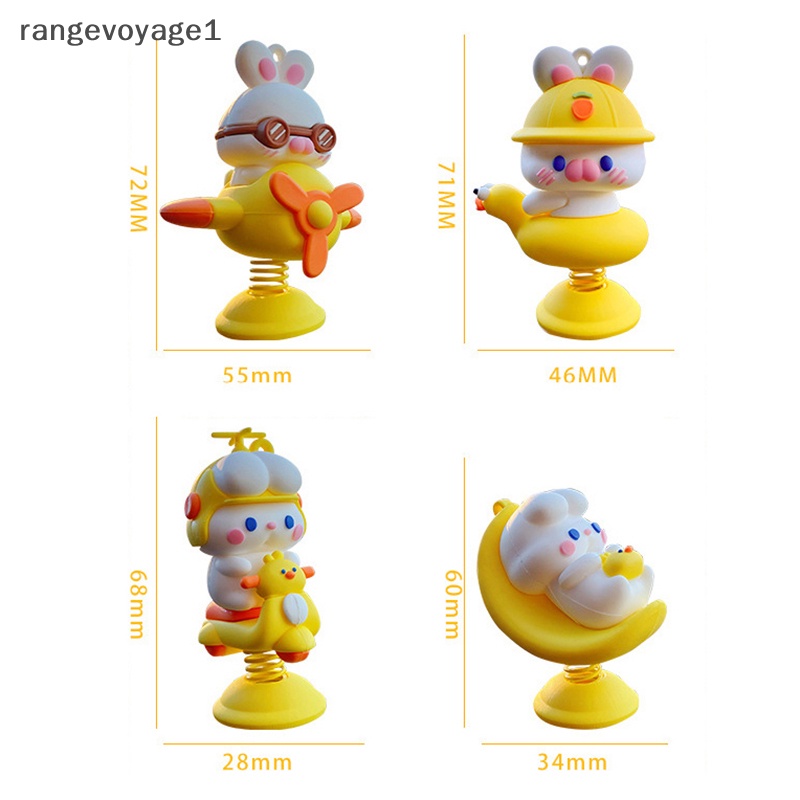 Mới Đồ Chơi Lò Xo Lắc Đầu Hình Động Vật Dễ Thương Trang Trí Nội Thất Xe Hơi