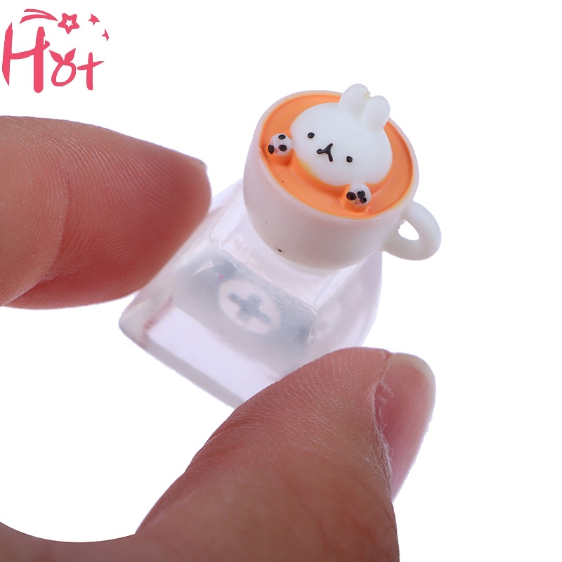 Jr 1 Miếng Dán Nút Bàn Phím Cơ Chơi game Hình Chân Mèo Bằng Nhựa Trong Suốt Nhiều Màu vn