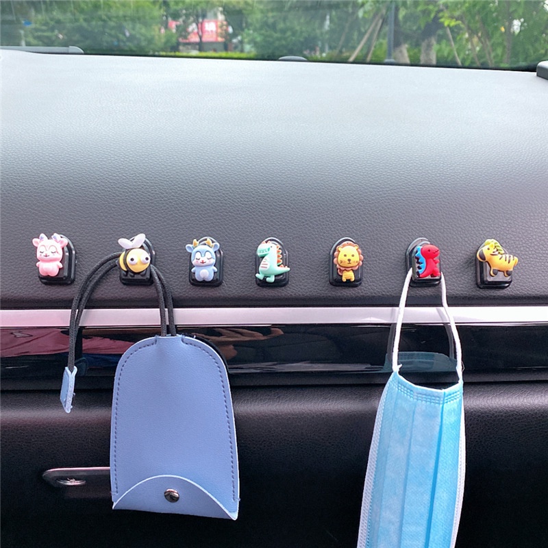 Móc Treo Đồ mini Đa Năng Thiết Kế Dễ Thương Phù Hợp Sử Dụng Trên Xe Hơi
