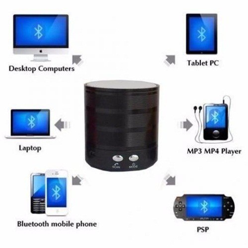 Loa bluetooth mini nghe nhạc Ws 887 có lỗ cắm jack 3.5mm bảo hành 2 năm