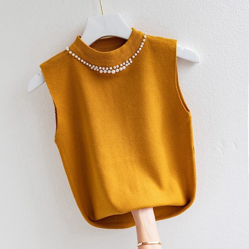 Áo Dệt Kim Hai Dây Thiết Kế Mới Thời Trang Mùa Thu Dành Cho Nữ