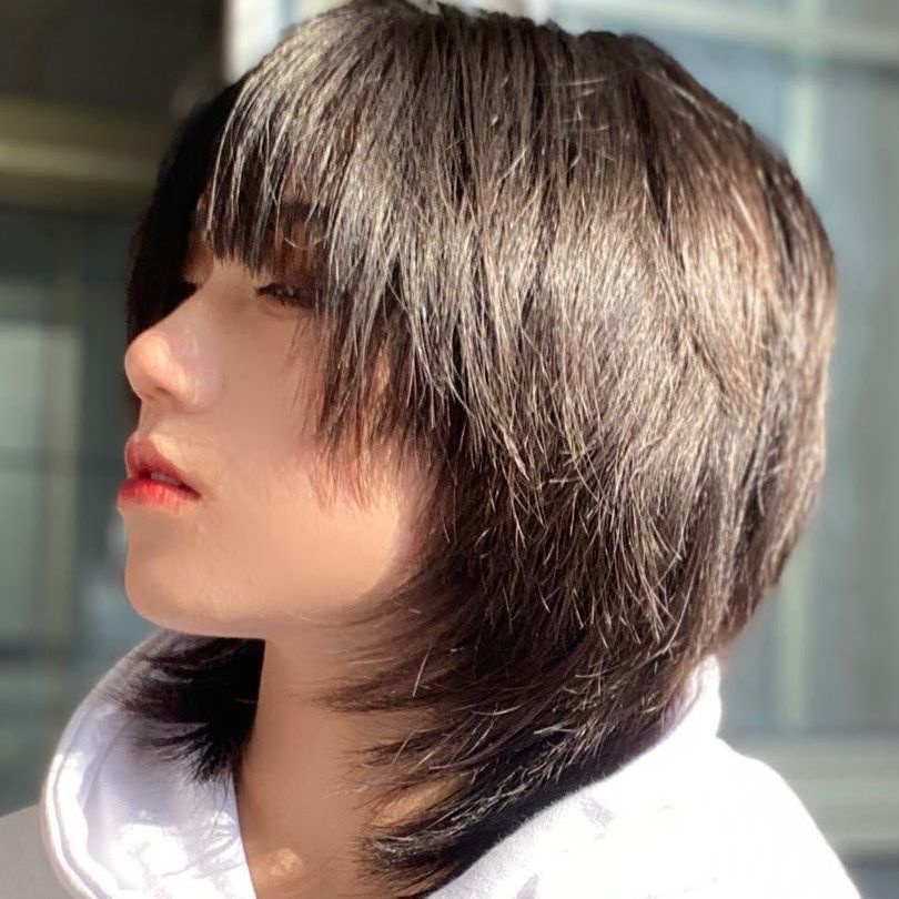 Bộ Tóc Giả Đuôi Sói Tự Nhiên Như Thật Phong Cách Hàn Quốc Thời Trang Cho Nam Và Nữ