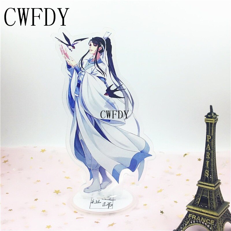 Mô hình Standee đứng Acrylic Ma Đạo Tổ Sư vẻ dong hua đam mỹ Manhua Trang trí để bàn 15cm