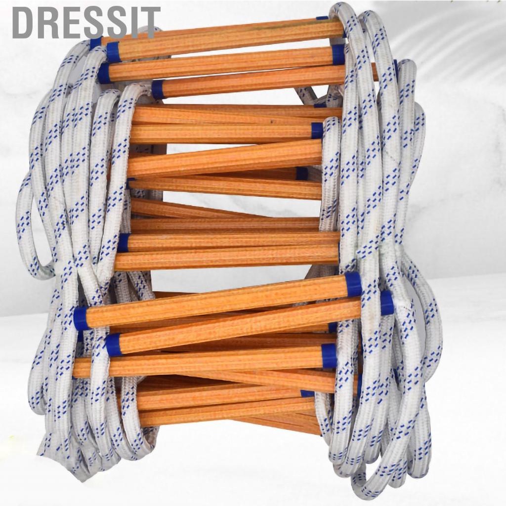 Dressit Emergency  Escape Rope Ladder Outdoor Rescue Training Resin Climbing Insulated Aerial Work