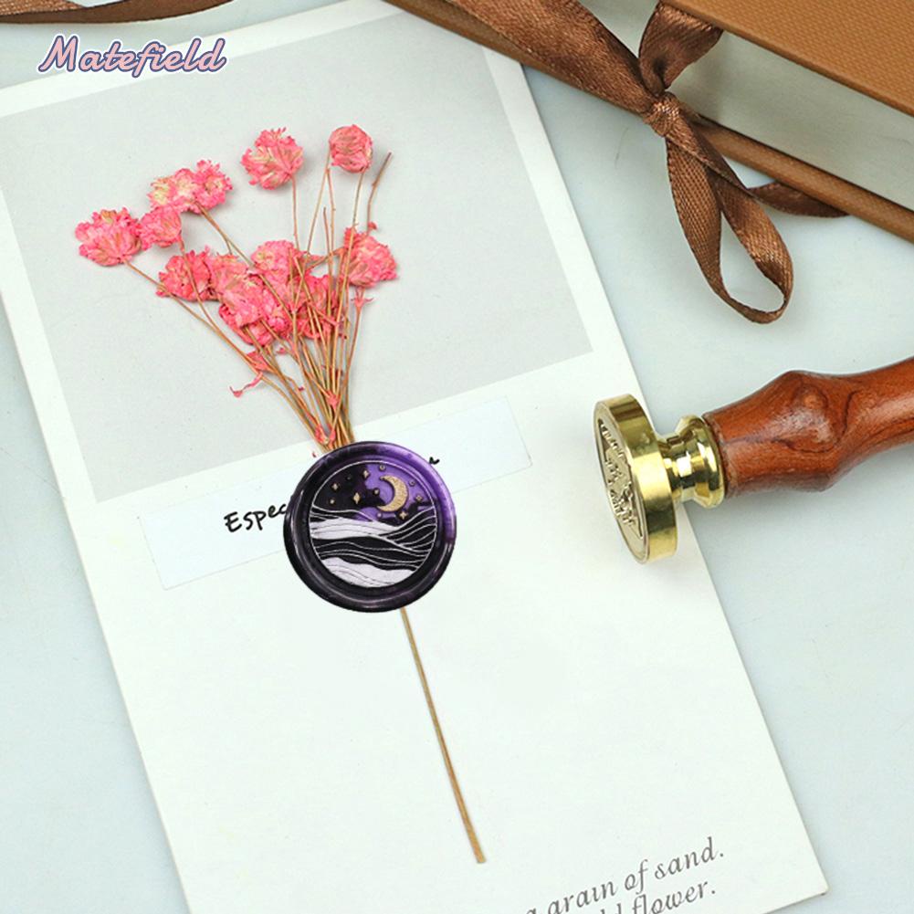 Con Dấu Sáp Tròn Hình Mặt Trời Mặt Trăng Ngôi Sao Đóng Dấu Sáp Cho Thiệp Mời Đám Cưới