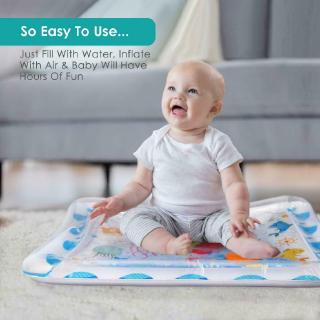Thảm Nước Bơm Hơi Mềm Mại Hình Động Vật Biển Cho Bé