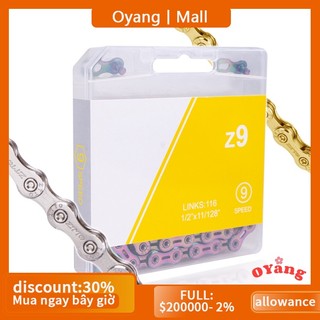 Dây xích xe đạp leo núi oyang 116 mắt tốc độ với 9 tốc độ