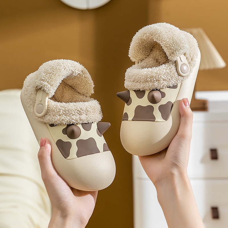 Dép cotton Chống Nước Giữ Ấm Hai Cách Sử Dụng Thời Trang Cho Bé