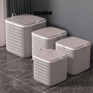 UUMIR Hộp Đựng Chăn / Quần Áo Bằng Vải Không Dệt Có Tay Cầm Có Thể Gập Lại Tiện Dụng