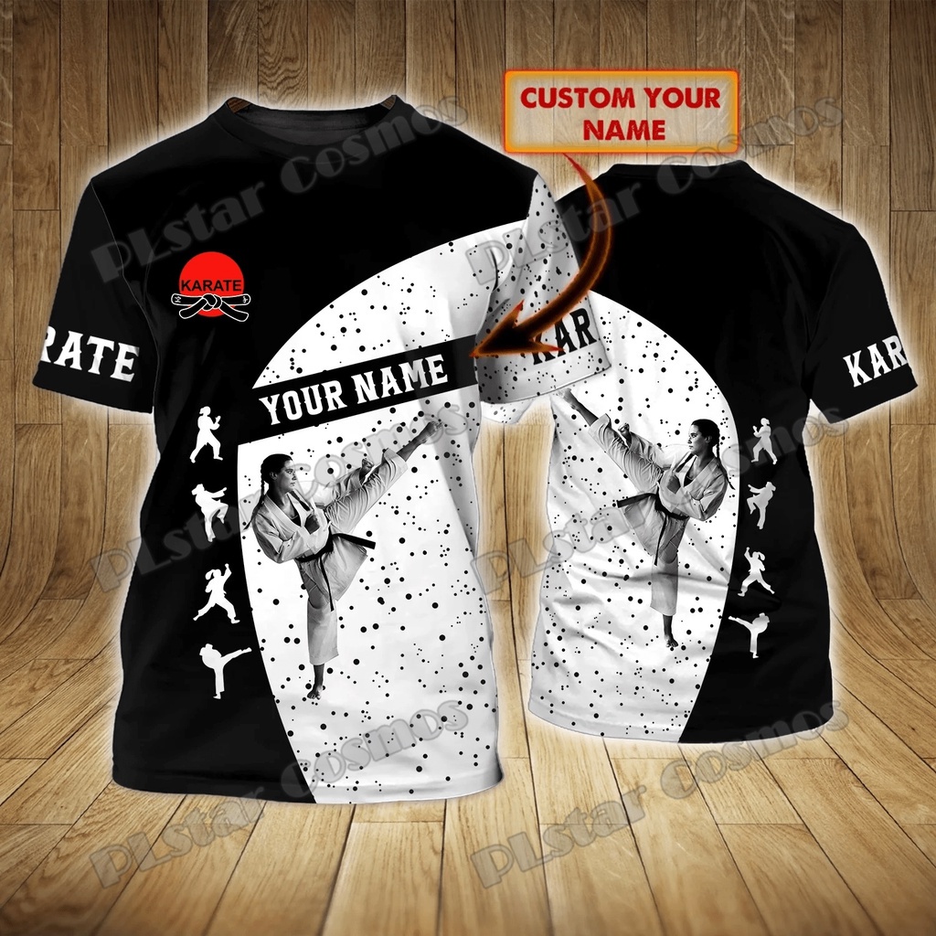 Áo Thun In Hình karate 3d Thời Trang Mùa Hè Cho Nam