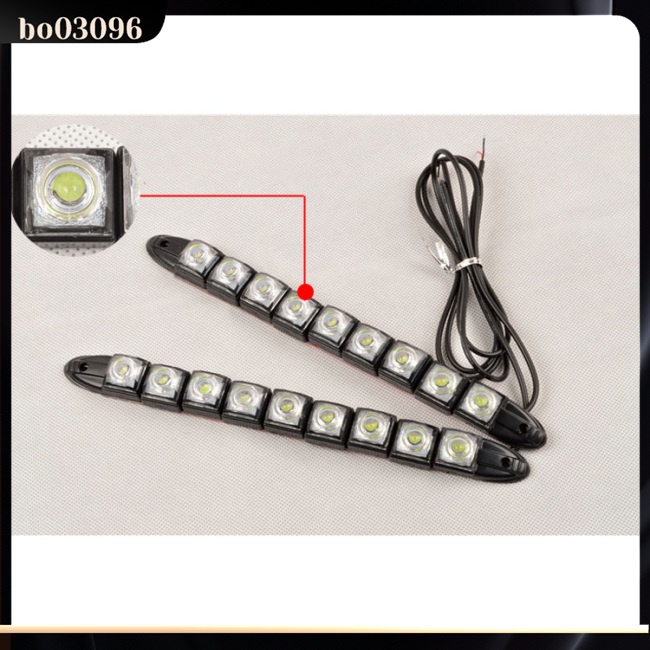 Bo Đèn led Chạy Ban Ngày Siêu Sáng Chống Thấm Nước Công Suất Cao Mềm Mại