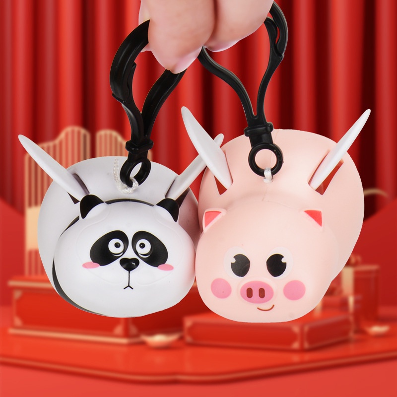 Móc khoá gấu trúc bay