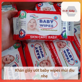 Hoả tốc Khăn ướt Baby Wipes + tặng 1 gói
