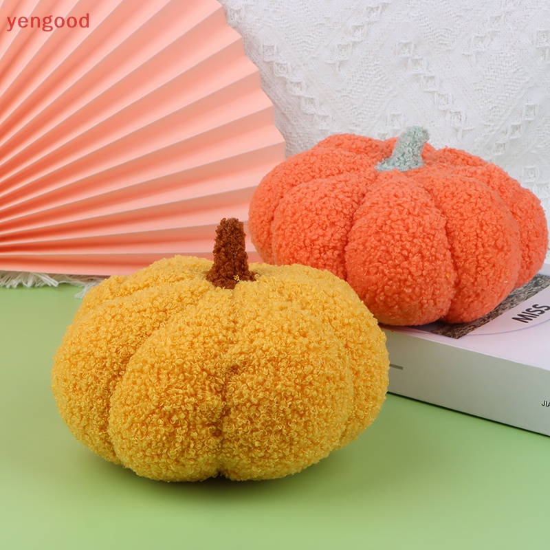 Gối Nhồi Bông Hình Bí Ngô halloween Dễ Thương Sáng Tạo 20cm