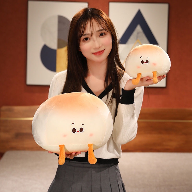 Dễ Thương Búp Bê Nhồi Bông Hình Bánh Bao mini Siêu Mềm Cho Bé Gái