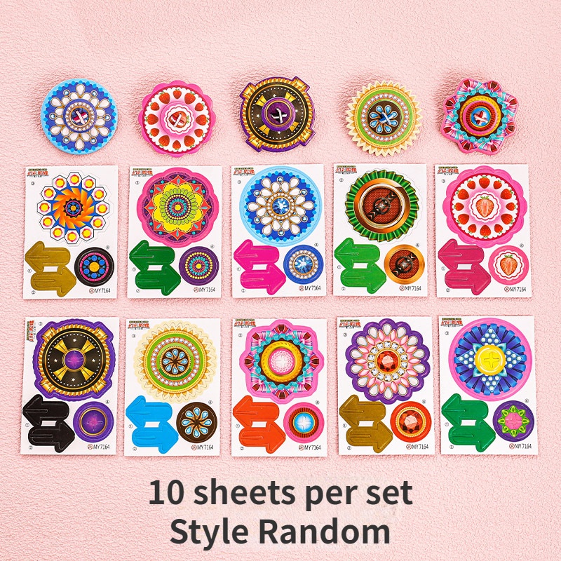 Set 10 Mô Hình Đồ Chơi Máy Bay / Xe Hơi / Khủng Long Hoạt Hình 3d Bằng Giấy Cứng Dành Cho Trẻ Em