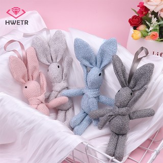 Móc khóa thỏ nhồi bông đáng yêu mới