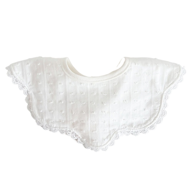 Yếm Em Bé haha Thanh Lịch Với Chi Tiết Thêu Mềm Mại Thấm Hút Tốt