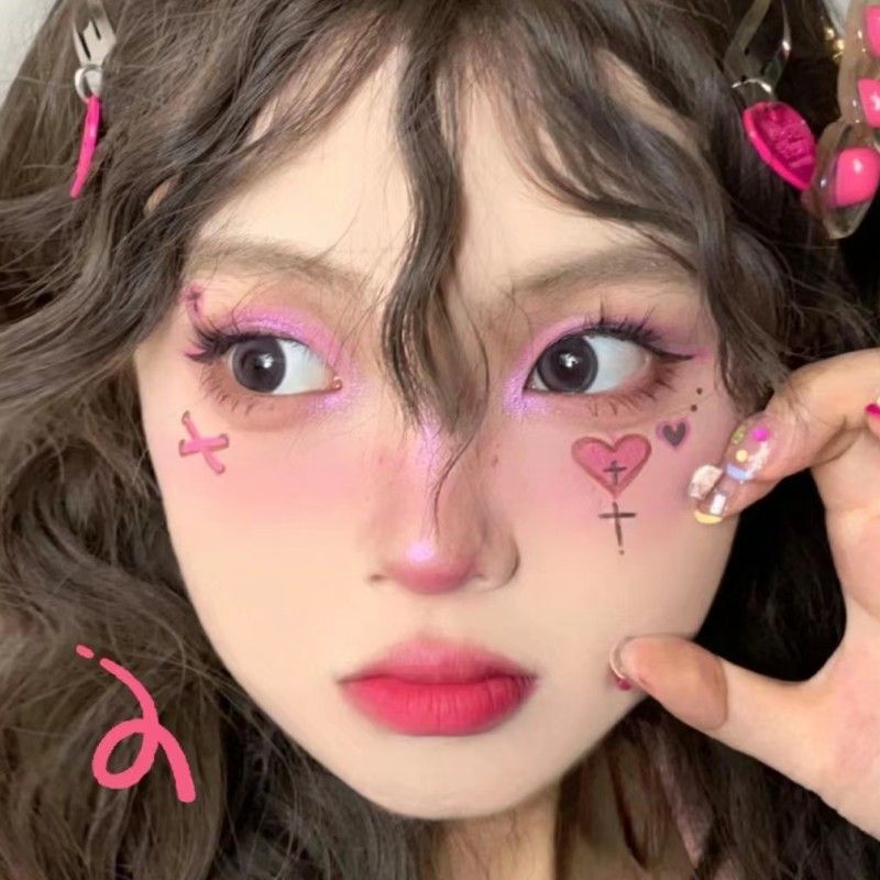 Hình Xăm Dán Mặt Người Tuyết / Dơi / Tuần Lộc / Bí Ngô Dễ Thương Vui Nhộn Trang Trí halloween / Giáng Sinh