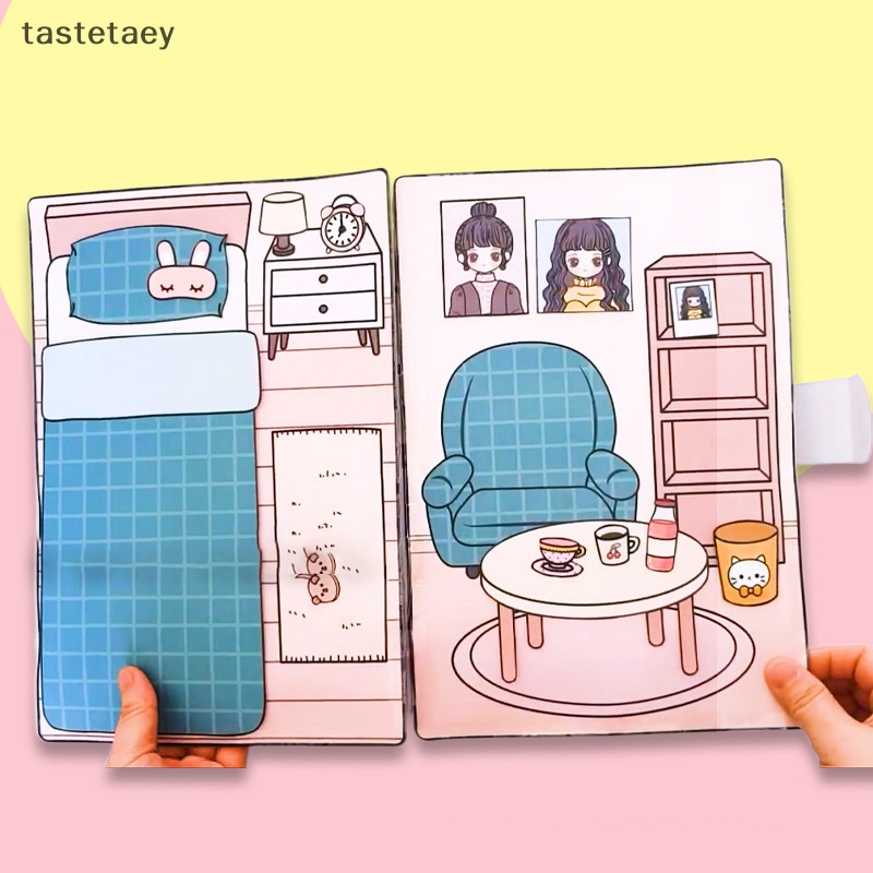 Tast Đồ Chơi Sách Hình Dán Dễ Thương diy Giúp Giảm Căng Thẳng Cho Bé Gái