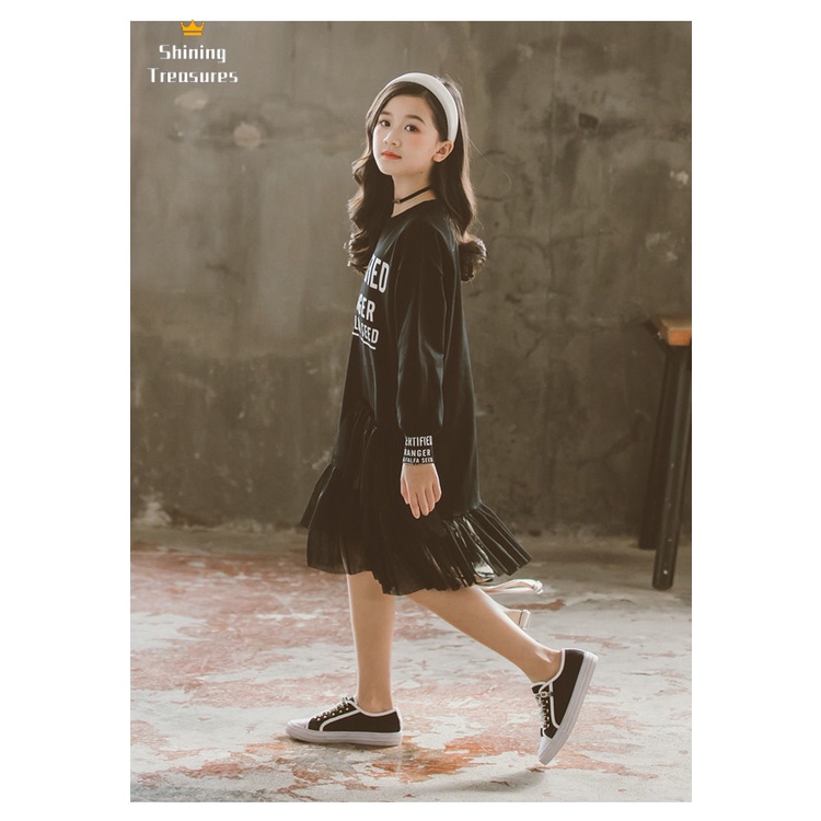 ShiningTreasures Váy Bé Gái váy váy trẻ em công chúa bé gái thời trang dễ thương đẹp 2023 NEW KLQ23915YA 37Z230915