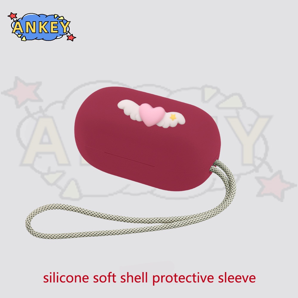 For JBL Reflect Flow Pro / Mini NC / Aero Earphone Silicone Case Cute Dog Earbuds Soft Protective Headphone Cover Headset Skin