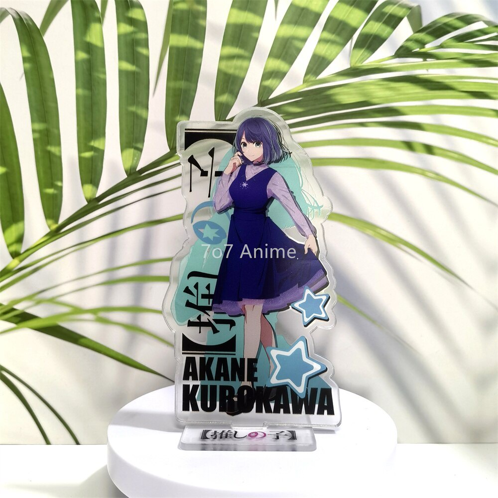 Mô hình Standee Anime OSHI NO KO Acrylic Hoshino Ai Akuamarin Rubii Arima Kana MEM CYO Kurokawa Akane phụ kiện trang trí