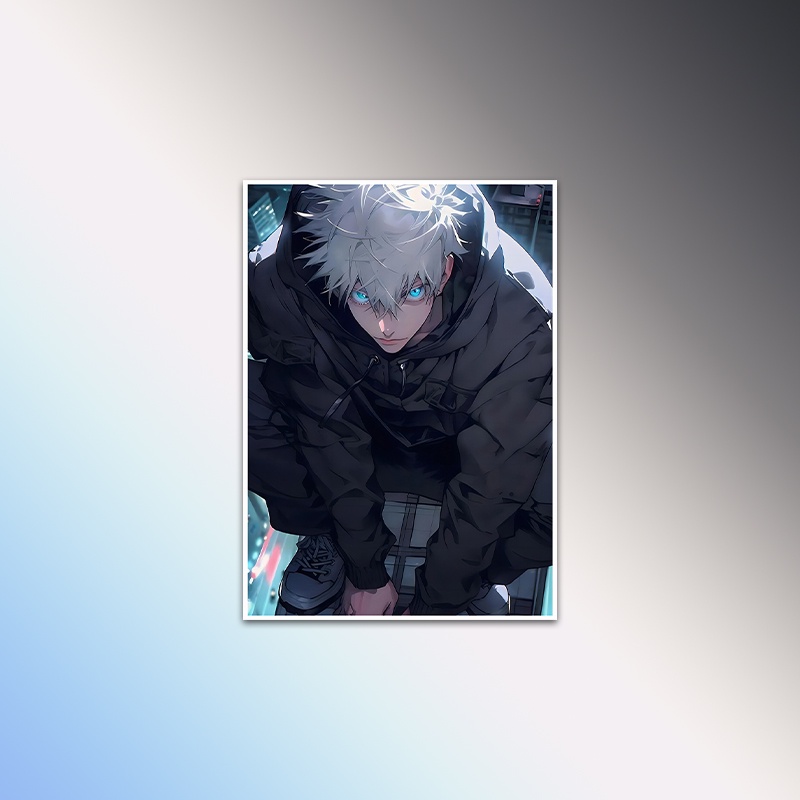 Tranh Áp Phích Giấy kraft Hình anime Nhật Bản jujutsu kaisen vintage Phổ Biến fantasy battle hot blood suspense