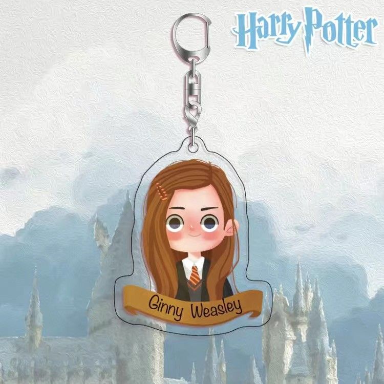 Harry potter Móc Khóa Hai Mặt Bằng acrylic Hình Nhân Vật Hoạt Hình Trong harry potter