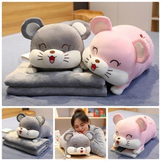 Set Chăn Gối Ôm Hình Lợn Siêu dễ thương