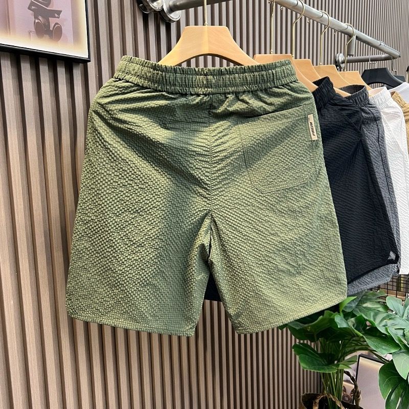 Quần Short Màu Trơn Dáng Rộng Thời Trang Mùa Hè Cho Nam