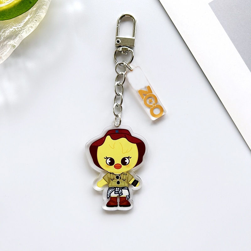 Móc Khóa Hình kpop straykids skz Zoo 5-star dome tour 2023 charms