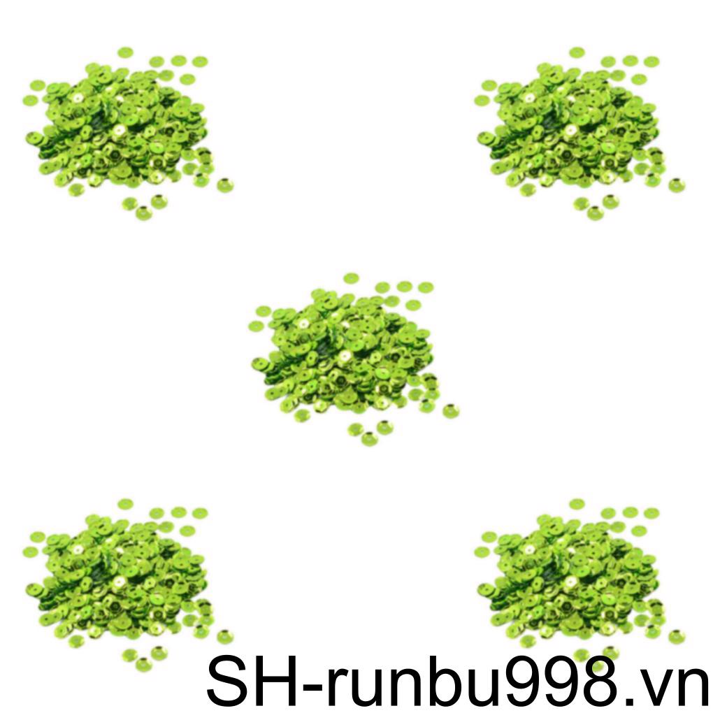 Set 1 / 2 / 3 / 5 400 Hạt Kim Sa Tròn 7mm May Vá Thủ Công