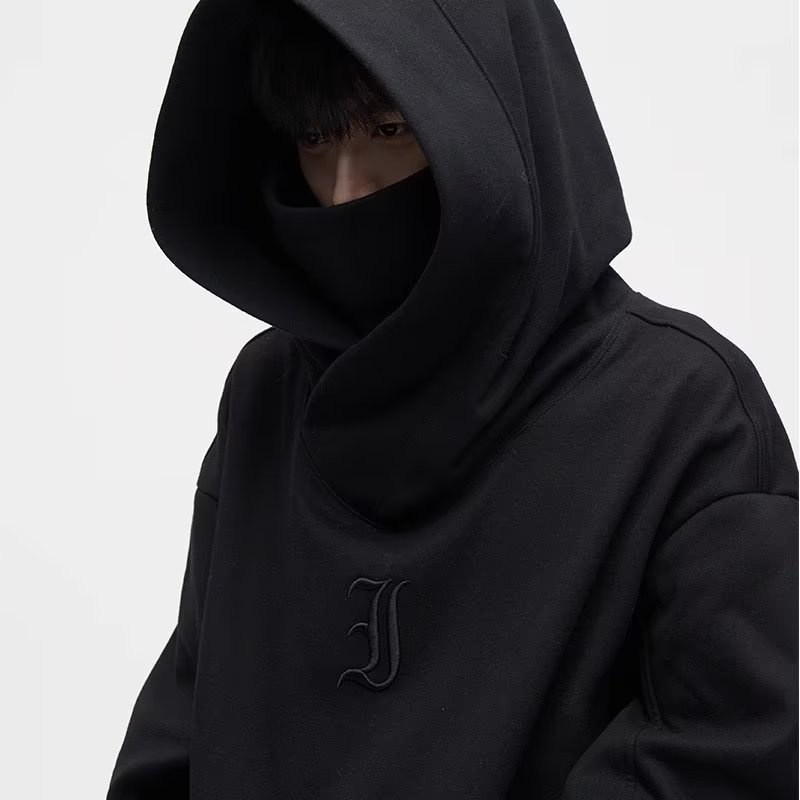 Áo Hoodie Cổ Cao Thời Trang Cá Tính Cho Nam