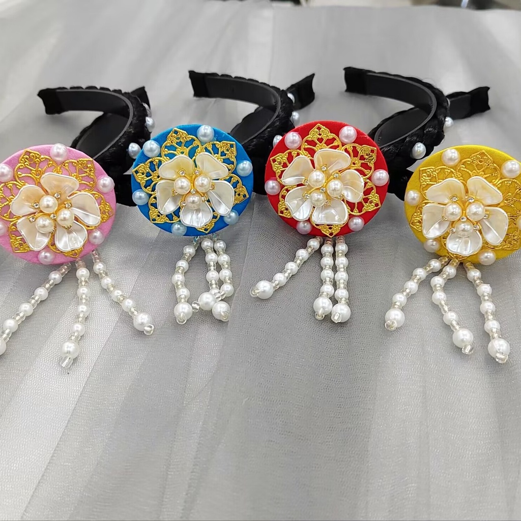 Băng Đô Cài Tóc Phong Cách hanbok Truyền Thống Hàn Quốc Dễ Thương Cho Bé Gái cxbluokesi.vn922