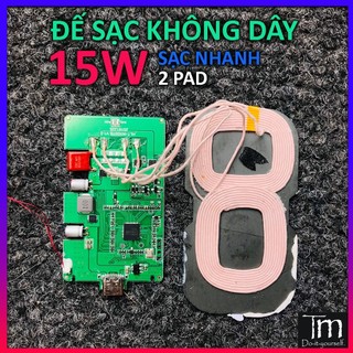 Đế Sạc Nhanh Không Dây Qi 15W
