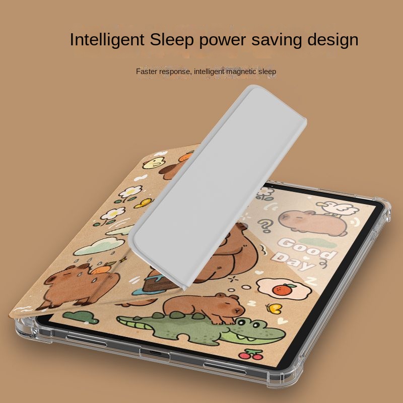 Ốp Máy Tính Bảng Silicon Trong Suốt Hoạt Hình Dễ Thương Cho ipad air 5 gen9 gen8 gen7 pro11 air 3 gen5 gen6 gen10 mini 4 5 ipad