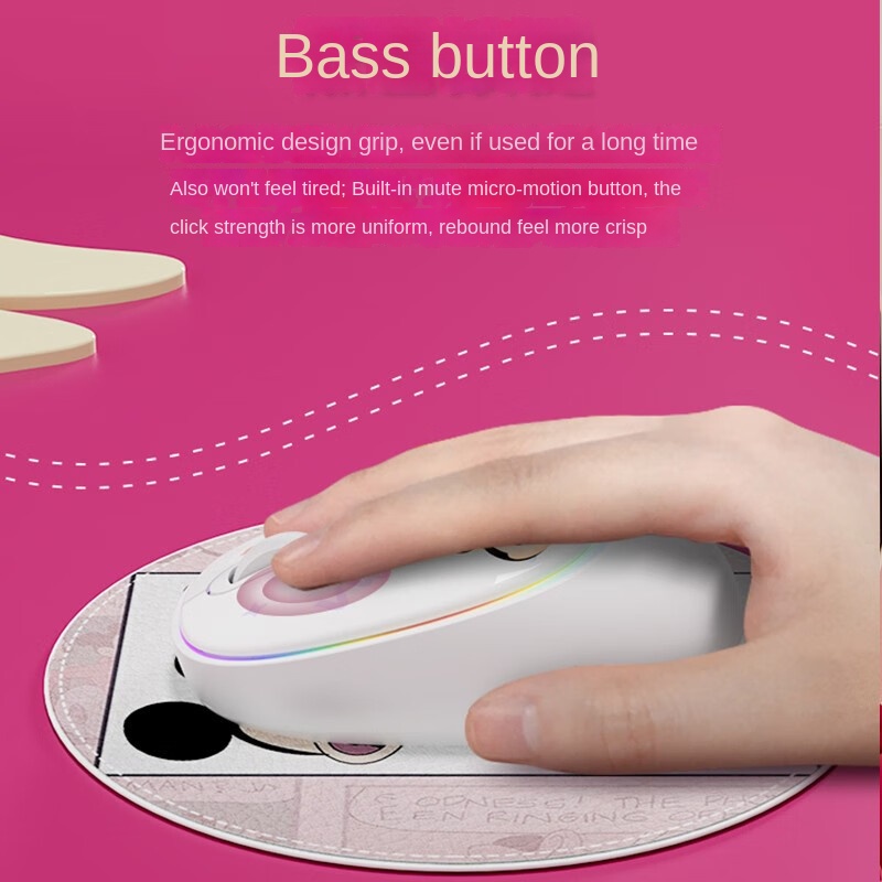 Chuột Không Dây Kết Nối Bluetooth Hình Disney Lotso Dễ Thương Cho Máy Tính Bảng / Laptop