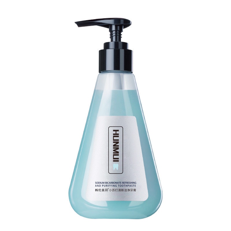 Kem Đánh Răng Hunmui Dạng Gel Cho Răng Trắng Sáng, Thơm Mát Tự Nhiên 210g