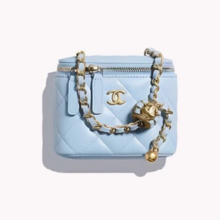 Chanel, Chanel, Luke Vàng, Quả Bóng Nhỏ, Chuỗi Cổ Điển, Túi Vai Vuông, Túi Vuông, Hộp Vuông