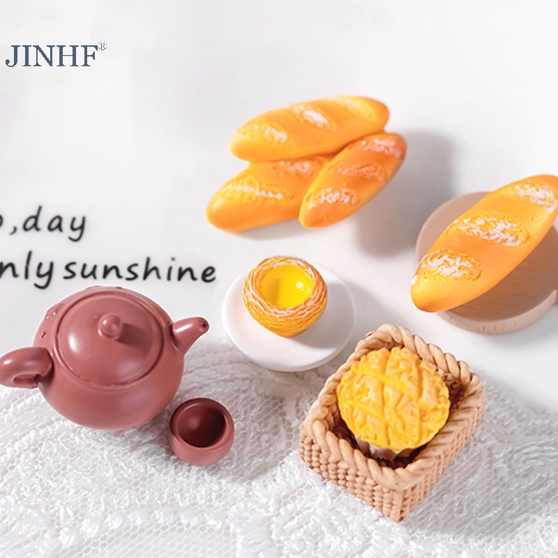 Jinhf Đồ Chơi Nhà Bếp Đồ Chơi Mô Phỏng Bếp Nấu Ăn Mô Phỏng Bánh hamburger Bánh Donut Bánh Donut Đồ Chơi Trẻ Em Trang Trí Bàn Ăn Bán Chạy diy