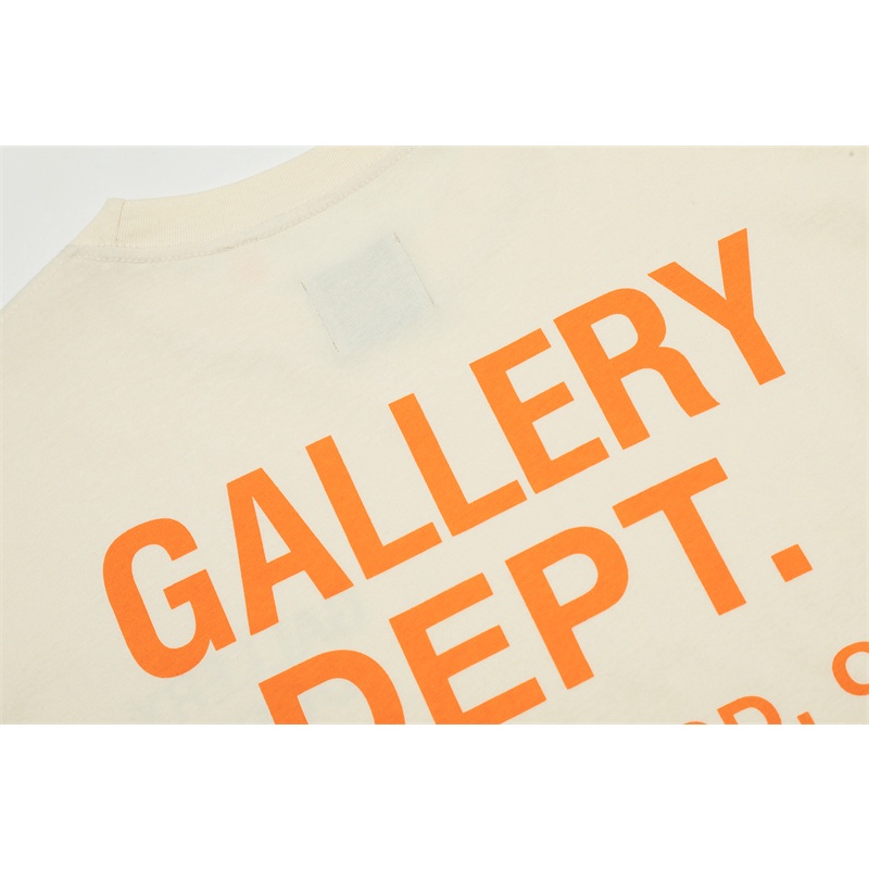 Áo Thun Cotton Tay Ngắn Dáng Rộng In Chữ GALLERY DEPT Thời Trang Cho Cặp Đôi