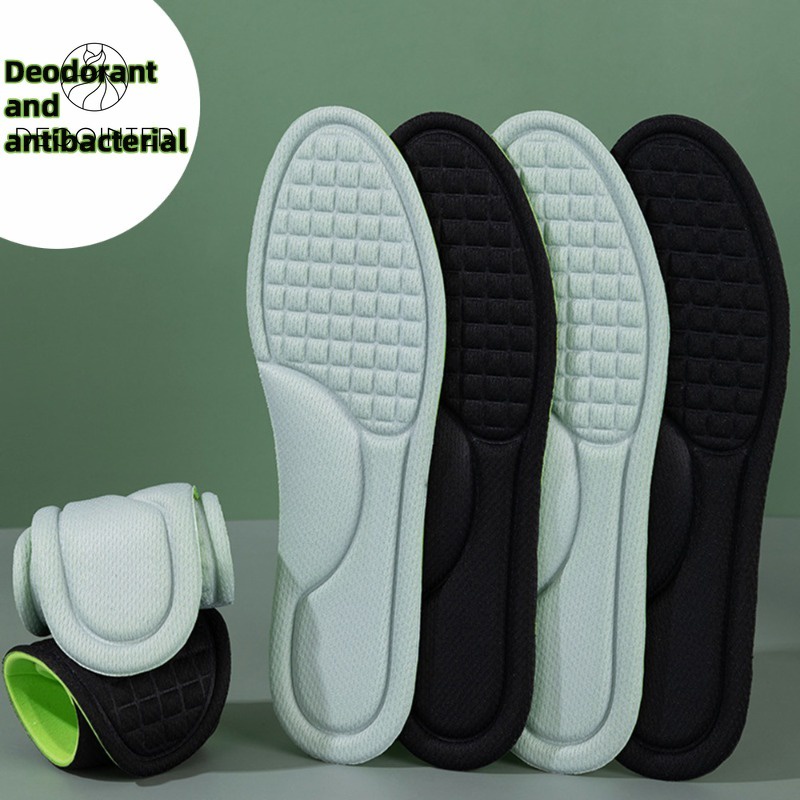 1 Cặp Đệm cotton nano Lót Giày Mát Xa Thoáng Khí Thấm Hút Mồ Hôi